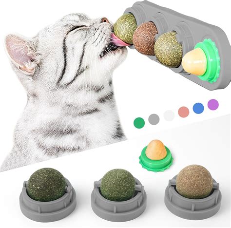 Amazon Cosowo Catnip Wall Ball Pcs For Cats Catnip Toys Wall