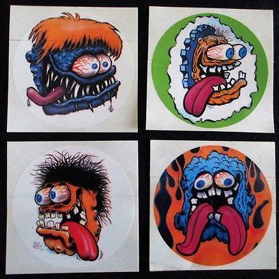 Rat Fink Hot Rod Monsters Stickers
