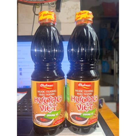 Nước tương đậu nành Hương việt 6c/lốc | Shopee Việt Nam
