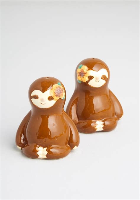 Sitting Sloths Salt And Pepper Shakers Best Products From Modcloth 2020