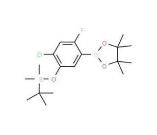 4 Chloro 2 Fluoro 5 TBDMSO Phenylboronic Acid Pinacol Ester CAS