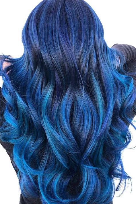 Embrace The Magnetic Beauty Of Blue Black Hair Trend Blue Black Hair Hair Color For Black