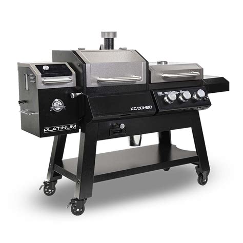 Pit Boss KC Combo Platinum Series Wood Pellet Grill and Smoker w/ Gas ...