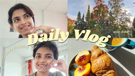 Daily Vlog Grocery Shopping Solo Date Youtube