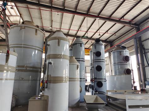 PP Polypropylene Wet Gas Scrubber System China Exhaust Treatment