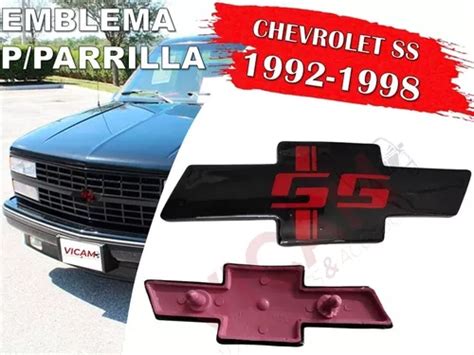 Emblema Parrilla Chevrolet Cheyenne Silverado Ss Env O Gratis