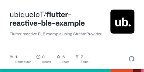 Flutter Reactive Ble Example Main Dart At Master Ubiqueiot Flutter