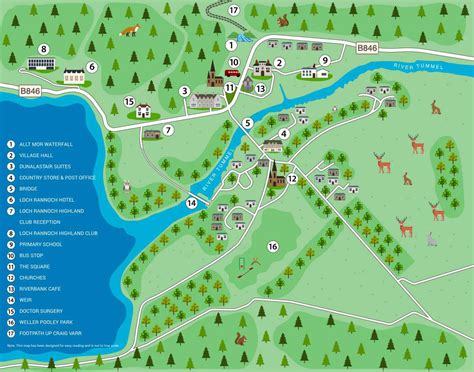 Kinloch Rannoch Map Explore Highland Perthshire