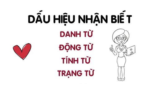 Dấu Hiệu Nhận Biết Động Từ Tính Từ Danh Từ Trạng Từ Trong