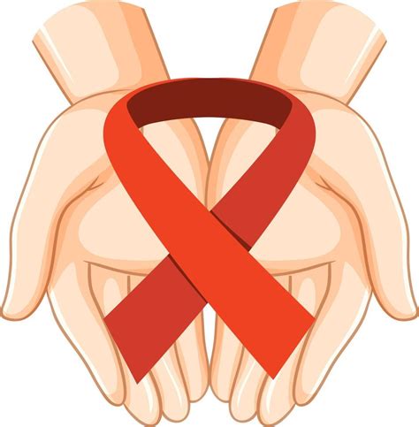 Red Ribbon AIDS HIV Symbol 11132632 Vector Art At Vecteezy