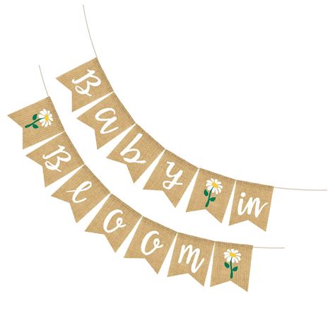 Baby Birthday Pull Flag Bunting Banner Shower Linen The Swallowtail