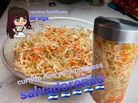 Como hacer Curtido rico para Pupusas salvadoreño Recetas de comida