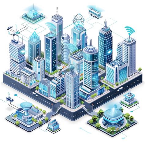 Integrated IoT Systems For Smart City Infrastructure Premium AI