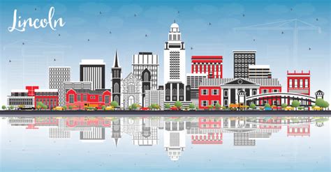 Lincoln Nebraska Skyline Illustrations, Royalty-Free Vector Graphics & Clip Art - iStock