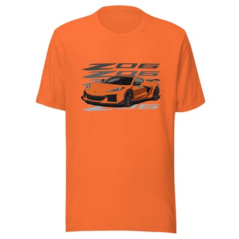 Corvette Z Amplify Orange C Vette Owners Drivers T Shirt Etsy