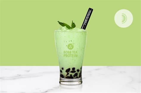 High Protein Honeydew Boba Slush
