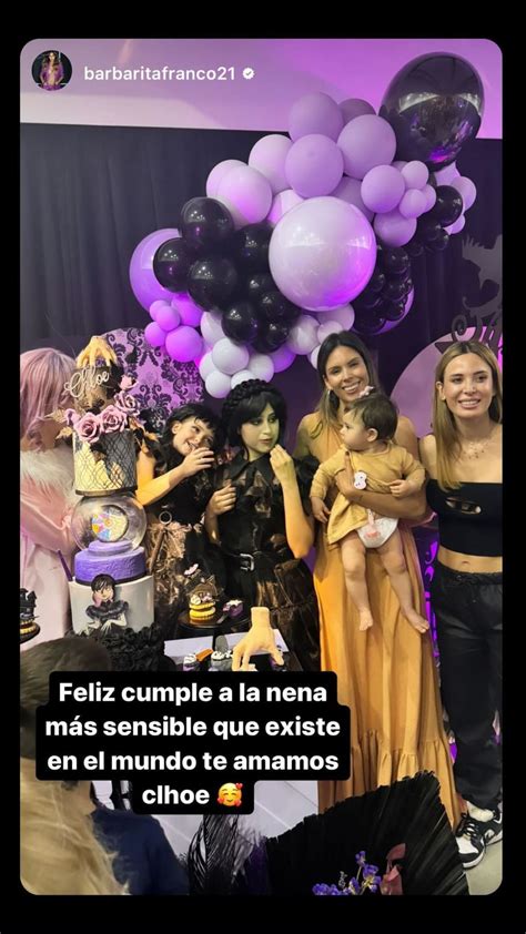 Así fue el increíble cumpleaños temático de Chloé la hija de Jésica