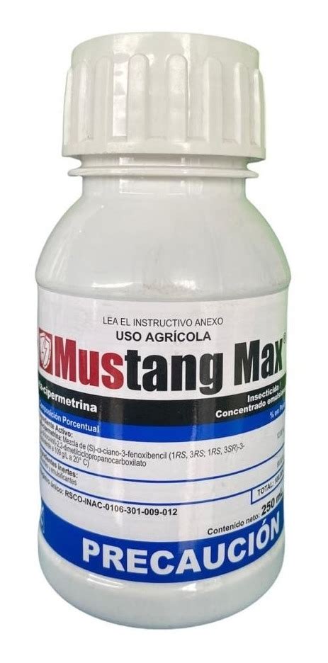 Mustang Max 250 Ml Fmc Zeta Cipermetrina COMERCIALIZADORA AGRODAV