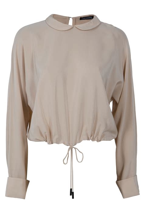 Lyst - Alldressedup Esther Blouson Blouse in Natural