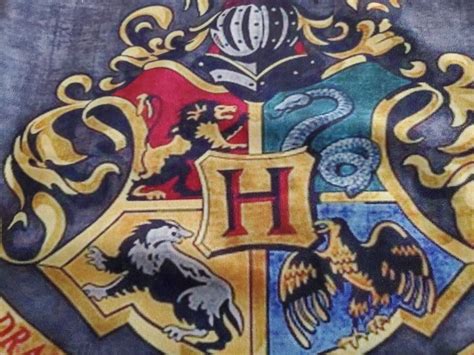 HogWarts School Crest Harry Potter Throw Pillow Case With Zipper ...