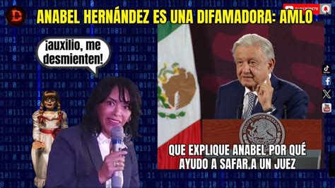 Duro Y Directo El Presidente L Pezobrador Le Dice A Anabelhern Ndez