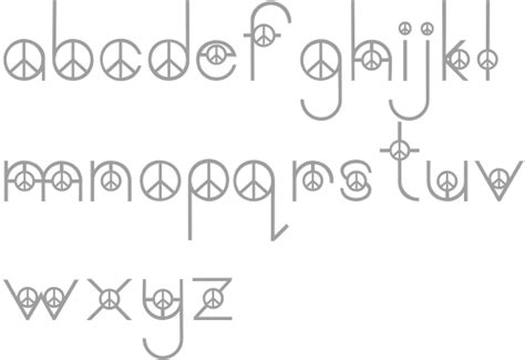 Peace Fonts