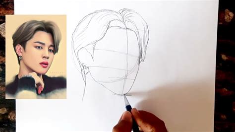 Bts Drawing Bts Jimin Drawing Bts Easy Drawings Dibujos