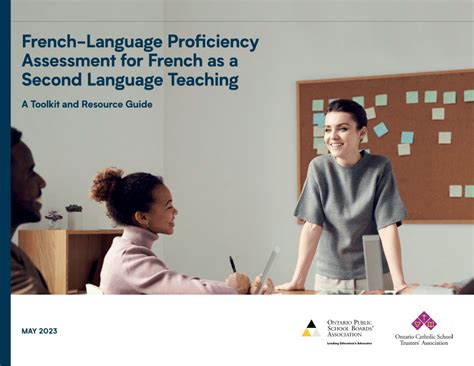 Pdf French Language Proficiency Assessment For Fsl Teaching A