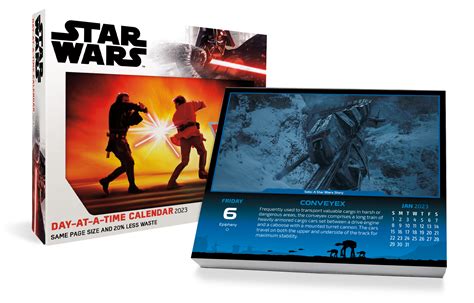 Trends International Star Wars Saga Day At A Time Box Calendar