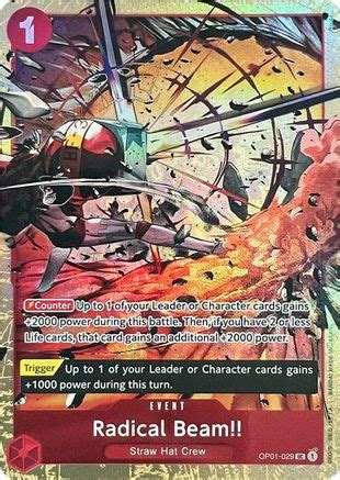 Radical Beam Premium Card Collection Best Selection Vol 1 One