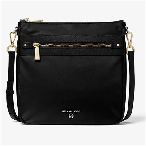 Michael Michael Kors Bags Michael Kors Handbag Jet Set Nylon Black Gabardine Messenger