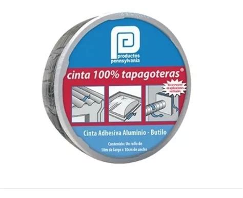 Cinta Impermeable Tapa Goteras 5cm X 3m Aluminio