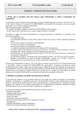 Corrige Bac Pro Session 2008 Mathematique Comptabilite Pdf Notice