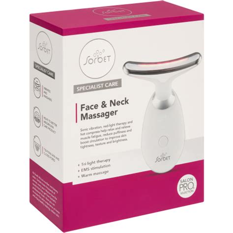 Sorbet Face And Neck Massager Clicks