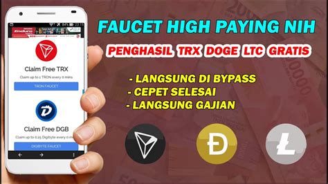 WAJIB DI GARAP FAUCET BAYARAN TINGGI LANGSUNG DI BYPASS 100 WORK