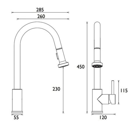 Bristan Apricot Sink Mixer Apr Pullsnk C Deck Mounted Chrome