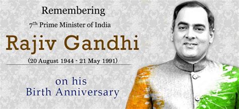 Remembering Rajiv Gandhi On 71st Birth Anniversary