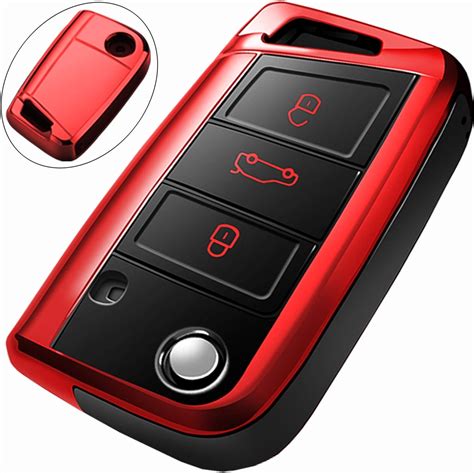 Amazon Componall For Vw Key Fob Cover Premium Soft Tpu Anti Dust