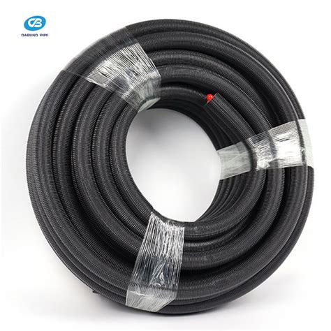 Pe Insulation Coated Pancake Pair Coil Insulated Copper Pipe For Hvac