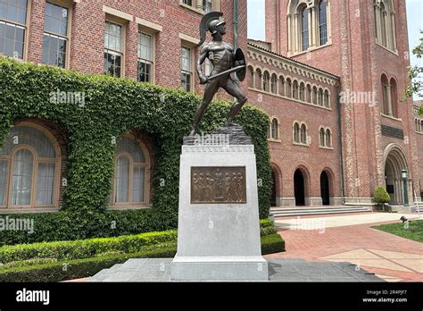 The University Of Southern California Trojans Mascot Tommy Trojans