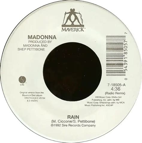 Madonna Rain (Vinyl Records, LP, CD) on CDandLP