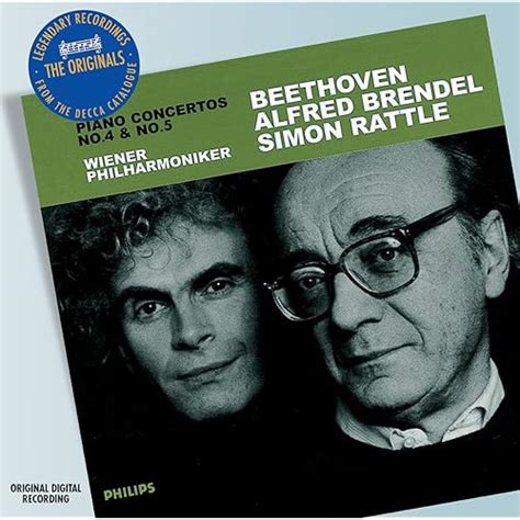 Beethoven Piano Concertos Nos4 And 5 By Alfred Brendel And Wiener