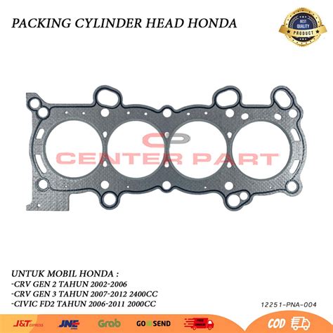 Jual Packing Gasket Kop Cylinder Head Packing Deksel Honda Crv Gen