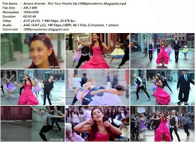 P Master Music Videos Ariana Grande Put Your Hearts Up Master