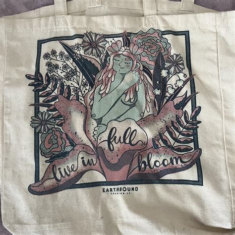 Earthbound Tote Bag 🌎🌱 Earthbound Tote Hippie Fairy Depop