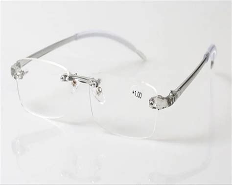 Eyelook Unisex Fashion Rimless Tr90 New Grey Super Light Memory Frame Prescription Presbyopia