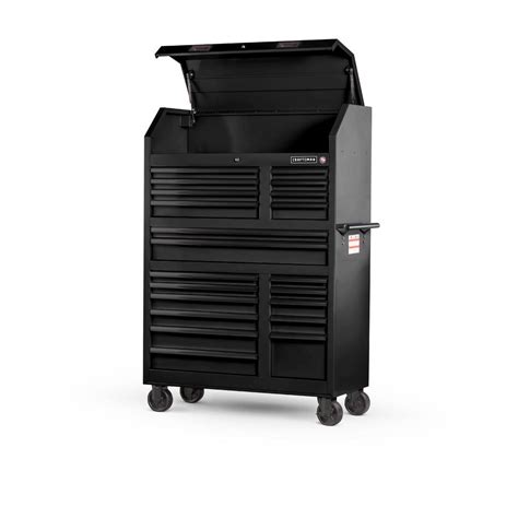 Craftsman 42 In 20 Drawer Tool Tower All Black Sandtex