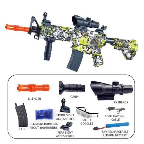 Gel Blaster Gun Pistolet Rechargeable Water Gun With Gel Beads Toy