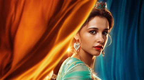 Naomi Scott as Princess Jasmine in Aladdin 2019 5K Wallpapers | HD