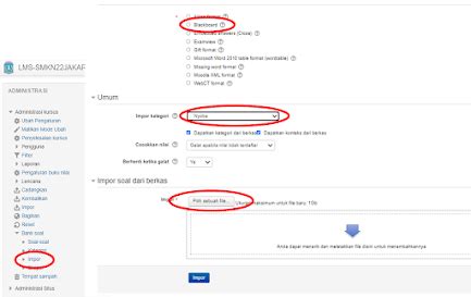 Upload Soal Format Blackboard Ke Lms Moodle My Blog